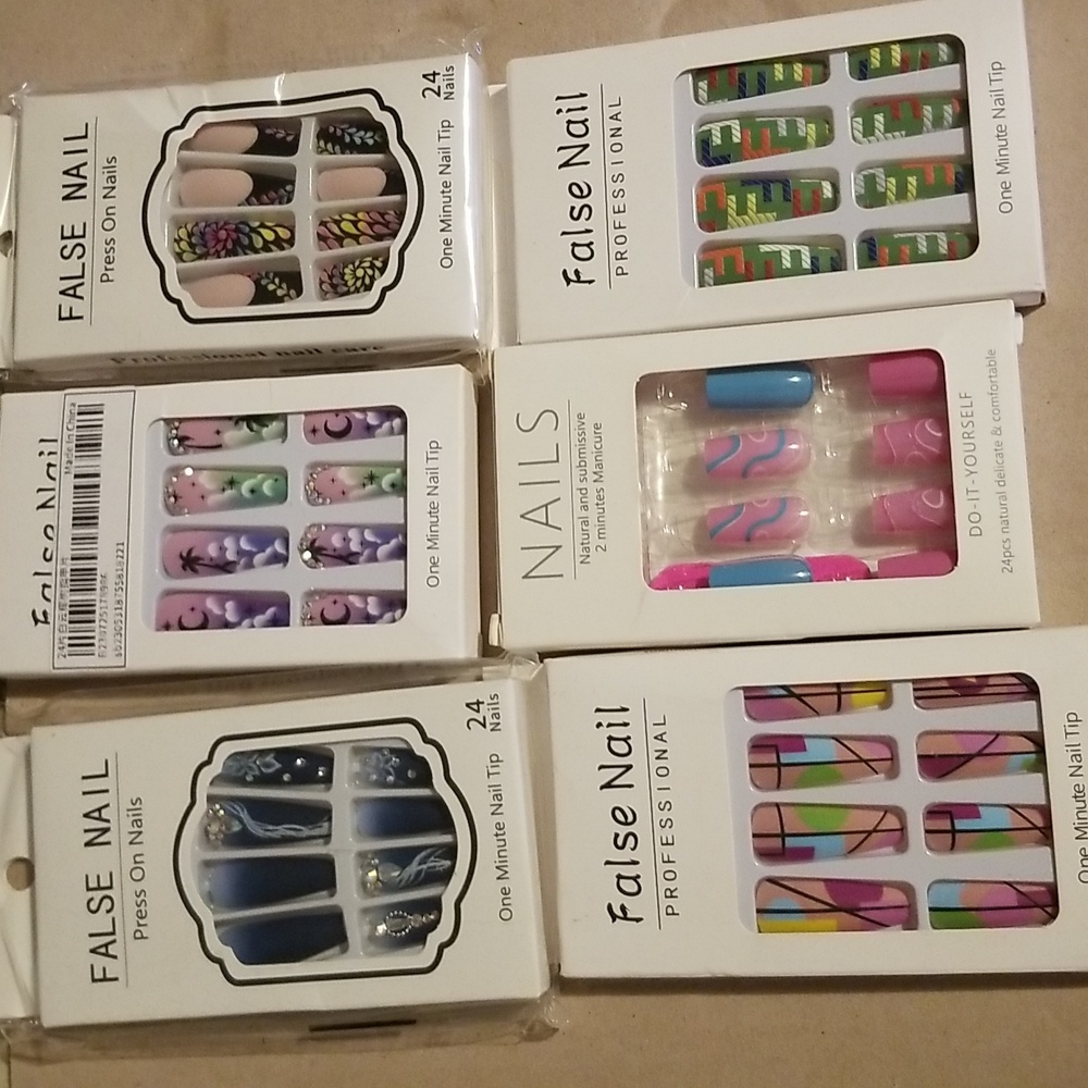 FALSE NAILS 6 PACKS